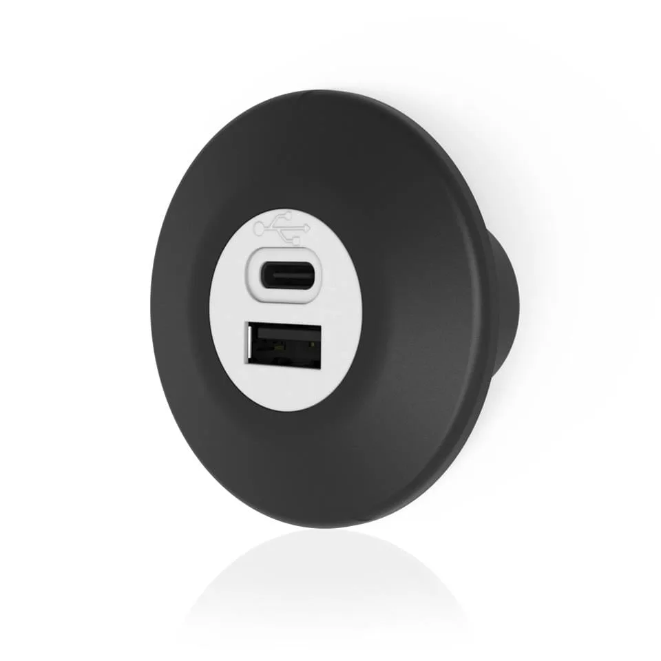 USB Şarj 12v-24v Telefon Şarj Cihazı Usb+Type-C