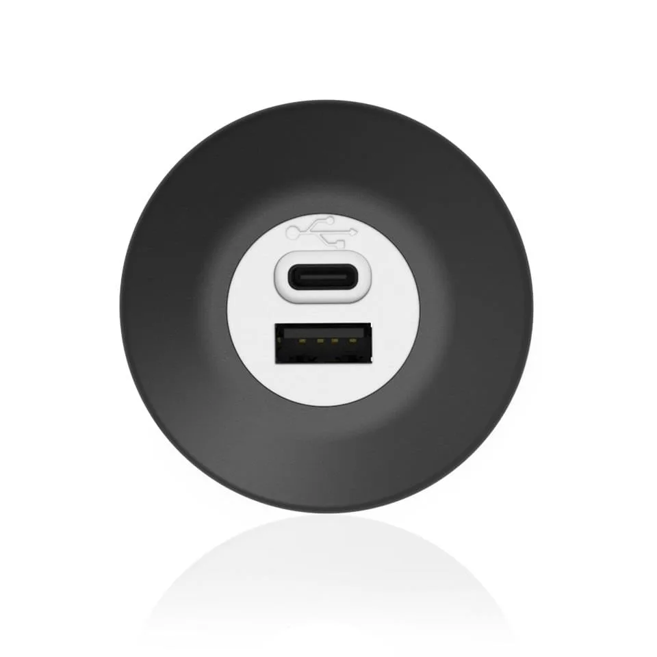 USB Şarj 12v-24v Telefon Şarj Cihazı Usb+Type-C