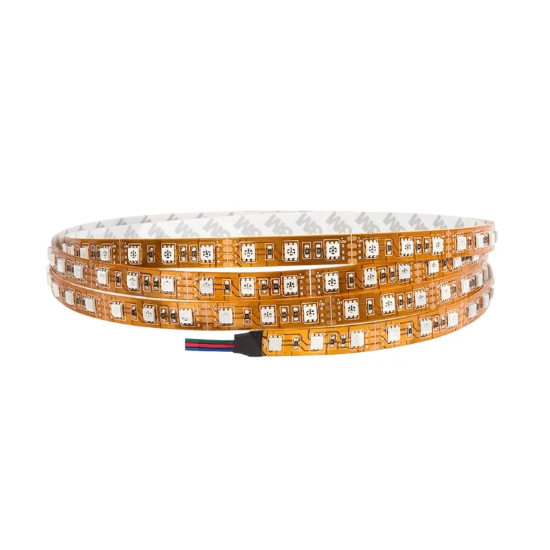 İLED RGB ÜÇ ÇİP 60 LED 12V İÇ MEKAN ŞERİT LED 14.4W ( 5 MT )