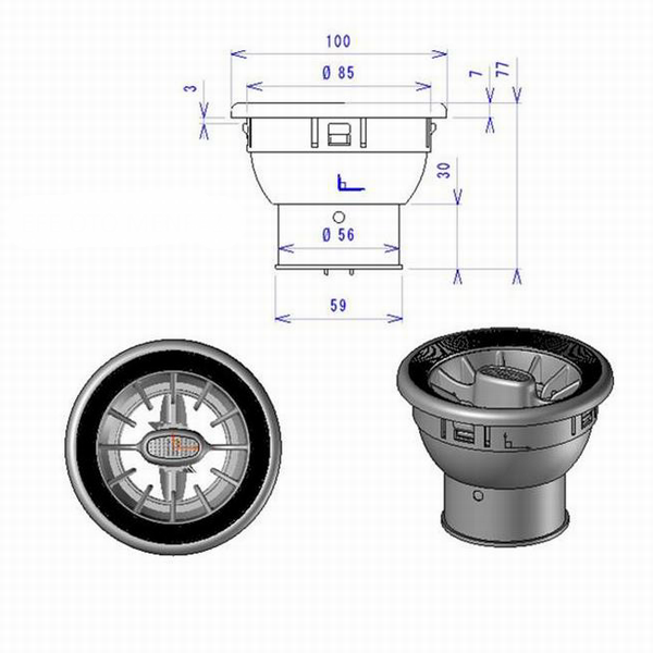 Premium Maybach Hava Nozulu