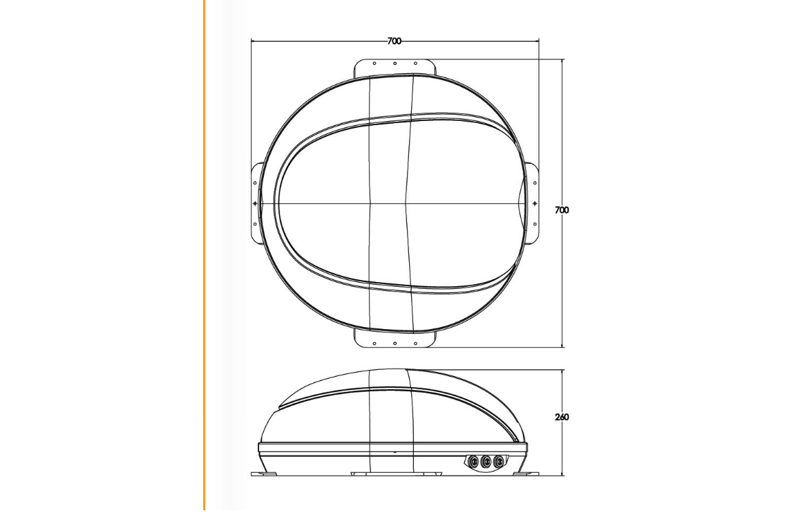 Neta Mobilsat Mba 26 Uydu Anteni - Üç Çıkışlı