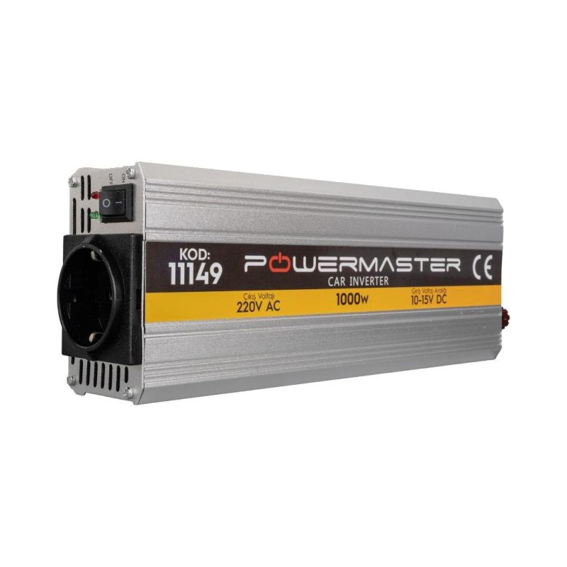 PowerMaster PM-11149 12 Volt - 1000 Watt Modifiye Sinüs İnverter