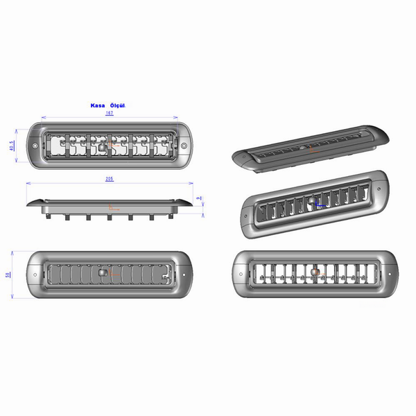 Universal Klima Menfezi ( Ayarlı )