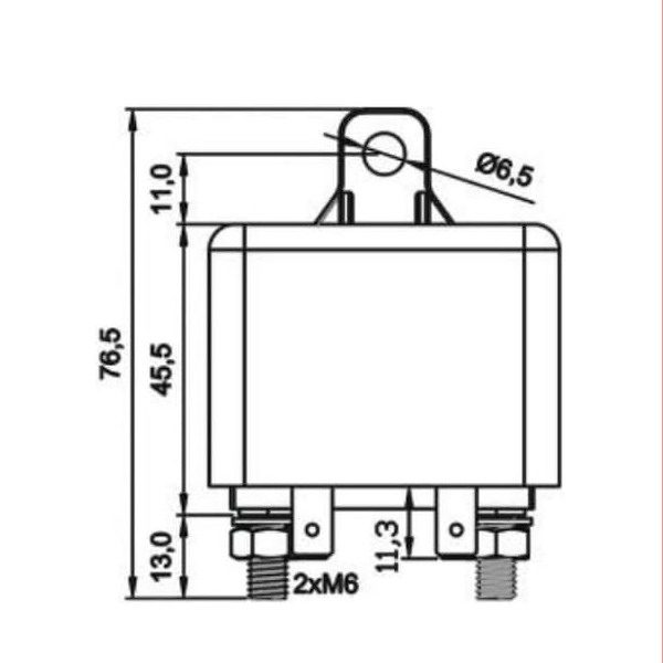 Elo Yüksek Amperli Güç Rölesi 12 V 120 Amper