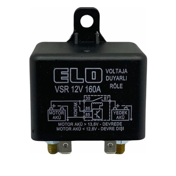Elo Akü Ayırıcı Vsr Röle 12 V 160 A